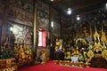 PhraphuththSuthi Mongkol is the main Buddha image in the Wat Thewa Sangkharam