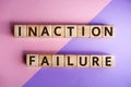 phrase inaction failure