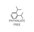 Phthalate Free Cosmetics Vector Line Icon