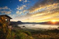 Phu Langka national park, The landscape of misty mountains and a