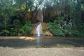 Phu Sang waterfall with water only in Thailand. -36 To 35 degree