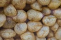 Phuchka or gol gappe or gupchup are crunchy round shaped fried food made of semolina, wheat which is eaten with mashed potato and