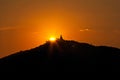 Phuket Big Buddha on sunset Royalty Free Stock Photo