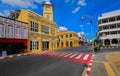 Phuket old town with yellow building