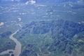 Phuket Thailand aerial drone bird`s eye view photo of tropical sea, Indian Ocean, coast with Beautiful island south of Bangkok in Royalty Free Stock Photo