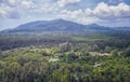 Phuket Thailand aerial drone bird`s eye view photo of tropical sea, Indian Ocean, coast with Beautiful island south of Bangkok in Royalty Free Stock Photo