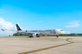 Star alliance airplane of Thai Airways