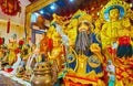 Altar of Sam Sae Chu Hut Chinese Shrine, Phuket City, Thailand Royalty Free Stock Photo