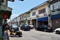 Phuket, Thailand - April 15, 2014: Tourist visit Old building Chino Portuguese style in Phuket