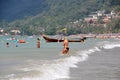 Phuket, Thailand: Bathers at Patong Beach