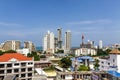 Phuket, Thailand, 03.16.2013. Phuket Beach overlooking the hotel s buildings Royalty Free Stock Photo