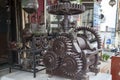 Old rusty engine