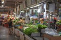 Fruit market, Thais sell fruits and vegetables to tourists