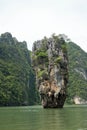 The famous James Bond Island, Phuket, Thailand Royalty Free Stock Photo