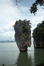 The famous James Bond Island, Phuket, Thailand-2 Royalty Free Stock Photo