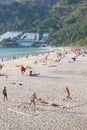 PHUKET, THAILAND-JANUARY 30, 2016: many tourists relax and enjoy