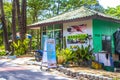 Landscape cityscape panorama roads cars buildings forest nature Phuket Thailand