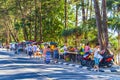 Landscape cityscape panorama roads cars buildings forest nature Phuket Thailand