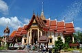 Phuket, Thailand: Wat Chalong Ubosot Royalty Free Stock Photo