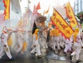 Phuket Town / Thailand - October 7, 2019: Phuket Vegetarian Festival or Nine Emperor Gods Festival parade with Thai Chinese Taoist Royalty Free Stock Photo