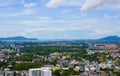 Phuket Town top view from Rang Hill Royalty Free Stock Photo