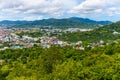 Phuket Town top view from Rang Hill Royalty Free Stock Photo