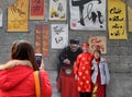 Phung Hung mural street features old Hanoi