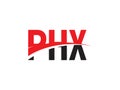 PHX Letter Initial Logo Design Vector Illustration