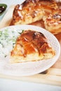 Phyllo pastry cheese pie Royalty Free Stock Photo