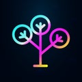 Phylogenetic, tree, plant nolan icon. Simple thin line, outline vector of bioengineering icons for ui and ux, website or mobile