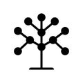 Phylogenetic, tree vector icon. Element of bio engineering illustration. Thin line sign for website design and development, app d