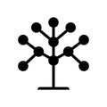 Phylogenetic, tree vector icon. Element of bio engineering illustration. Thin line sign for website design and development, app d