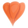 Physalis icon, cartoon style