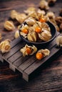 Physalis peruviana or cape gooseberry Royalty Free Stock Photo