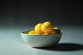 Physalis peruviana fruit berry in a clean background. Ripe physalis berries in the white bowl Royalty Free Stock Photo