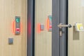 Physical access control at laboratory door