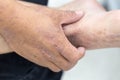 Atopic dermatitis AD, also known as atopic eczema, is a type of inflammation of the skin dermatitis. Royalty Free Stock Photo