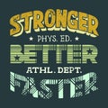 Physical education t-shirt design