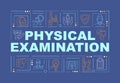 Physical exam word concepts banner