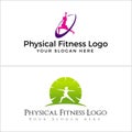Physical fitness online courses pregnant women logo design