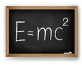 Physical formula on blackboard