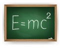 Physical formula on blackboard Royalty Free Stock Photo