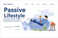 Physical inactivity, passive lifestyle, bad habit. Sedentary lifestyle. Royalty Free Stock Photo