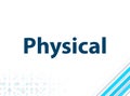 Physical Modern Flat Design Blue Abstract Background Royalty Free Stock Photo