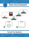 The physical task for studying the topic of Ohm\'s laws for an electrical circuit. a law stating that electric current