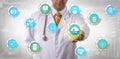 Physician Activates Mobile Cloud Data Transfer