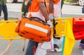 Physician readiness box bag first aid kit Royalty Free Stock Photo