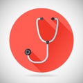 Physician Therapist Care Survey Symbol Stethoscope