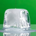 Physics Experiment - Regelation of Ice with Wire Royalty Free Stock Photo