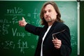 Physics professor Royalty Free Stock Photo